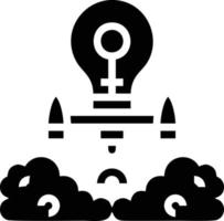 Idea solution icon symbol vector image. Illustration of the creative innovation concept design. EPS 10