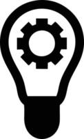 Idea solution icon symbol vector image. Illustration of the creative innovation concept design. EPS 10