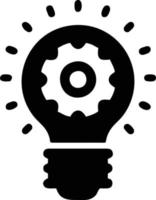 Idea solution icon symbol vector image. Illustration of the creative innovation concept design. EPS 10