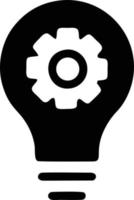 Idea solution icon symbol vector image. Illustration of the creative innovation concept design. EPS 10