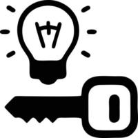 Idea solution icon symbol vector image. Illustration of the creative innovation concept design. EPS 10