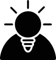 Idea solution icon symbol vector image. Illustration of the creative innovation concept design. EPS 10