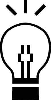 Idea solution icon symbol vector image. Illustration of the creative innovation concept design. EPS 10