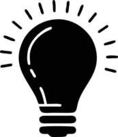 Idea solution icon symbol vector image. Illustration of the creative innovation concept design. EPS 10