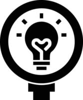 Idea solution icon symbol vector image. Illustration of the creative innovation concept design. EPS 10