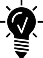 Idea solution icon symbol vector image. Illustration of the creative innovation concept design. EPS 10