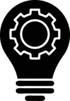 Idea solution icon symbol vector image. Illustration of the creative innovation concept design. EPS 10