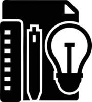 Idea solution icon symbol vector image. Illustration of the creative innovation concept design. EPS 10