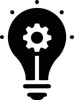 Idea solution icon symbol vector image. Illustration of the creative innovation concept design. EPS 10