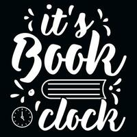 Book reading good book book lover typographic tshirt design vector