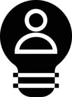 Idea solution icon symbol vector image. Illustration of the creative innovation concept design. EPS 10