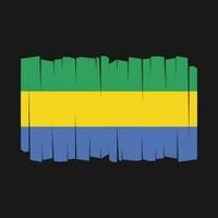 vector de bandera de gabon