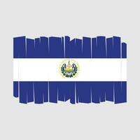 El Salvador Flag Vector