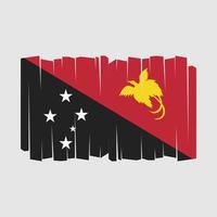 Papua Flag Vector