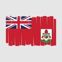 vector de bandera de bermudas