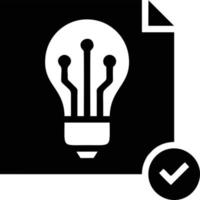 Idea solution icon symbol vector image. Illustration of the creative innovation concept design. EPS 10