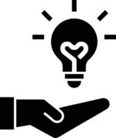 Idea solution icon symbol vector image. Illustration of the creative innovation concept design. EPS 10