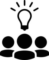 Idea solution icon symbol vector image. Illustration of the creative innovation concept design. EPS 10