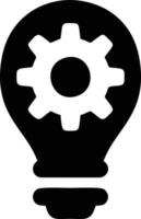 Idea solution icon symbol vector image. Illustration of the creative innovation concept design. EPS 10