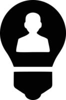 Idea solution icon symbol vector image. Illustration of the creative innovation concept design. EPS 10