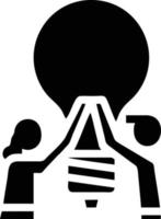 Idea solution icon symbol vector image. Illustration of the creative innovation concept design. EPS 10