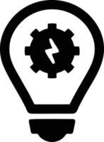 Idea solution icon symbol vector image. Illustration of the creative innovation concept design. EPS 10