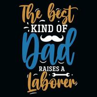 Father's day typography tshirt design vector design