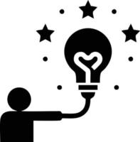 Idea solution icon symbol vector image. Illustration of the creative innovation concept design. EPS 10
