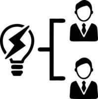 Idea solution icon symbol vector image. Illustration of the creative innovation concept design. EPS 10