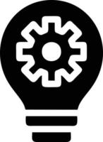 Idea solution icon symbol vector image. Illustration of the creative innovation concept design. EPS 10