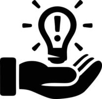 Idea solution icon symbol vector image. Illustration of the creative innovation concept design. EPS 10