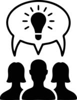 Idea solution icon symbol vector image. Illustration of the creative innovation concept design. EPS 10