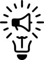 Idea solution icon symbol vector image. Illustration of the creative innovation concept design. EPS 10