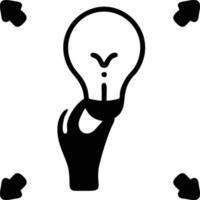 Idea solution icon symbol vector image. Illustration of the creative innovation concept design. EPS 10