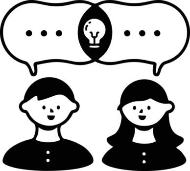 Idea solution icon symbol vector image. Illustration of the creative innovation concept design. EPS 10