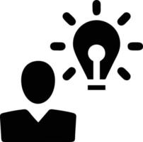 Idea solution icon symbol vector image. Illustration of the creative innovation concept design. EPS 10