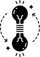 Idea solution icon symbol vector image. Illustration of the creative innovation concept design. EPS 10