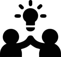 Idea solution icon symbol vector image. Illustration of the creative innovation concept design. EPS 10