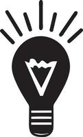 Idea solution icon symbol vector image. Illustration of the creative innovation concept design. EPS 10