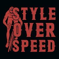 Bicycle riding typographic tshirt design vector