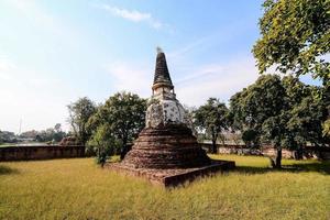 Ancient Buddhist temple in Asia photo