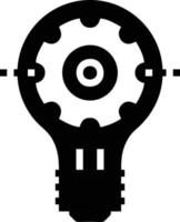 Idea solution icon symbol vector image. Illustration of the creative innovation concept design. EPS 10