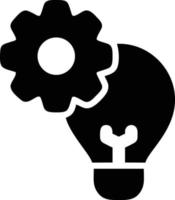 Idea solution icon symbol vector image. Illustration of the creative innovation concept design. EPS 10