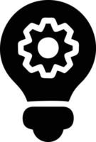 Idea solution icon symbol vector image. Illustration of the creative innovation concept design. EPS 10