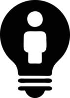 Idea solution icon symbol vector image. Illustration of the creative innovation concept design. EPS 10