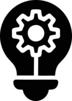 Idea solution icon symbol vector image. Illustration of the creative innovation concept design. EPS 10