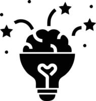 Idea solution icon symbol vector image. Illustration of the creative innovation concept design. EPS 10