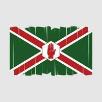del Norte Irlanda bandera vector