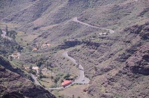 paisaje escénico de montaña foto