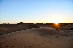 Scenic desert landscape photo